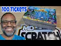 Gold Fish 100 Pack of pa lottery scratch off tickets