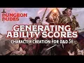 Generating Ability Scores -