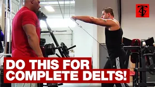 One-Arm Cable Front Raise