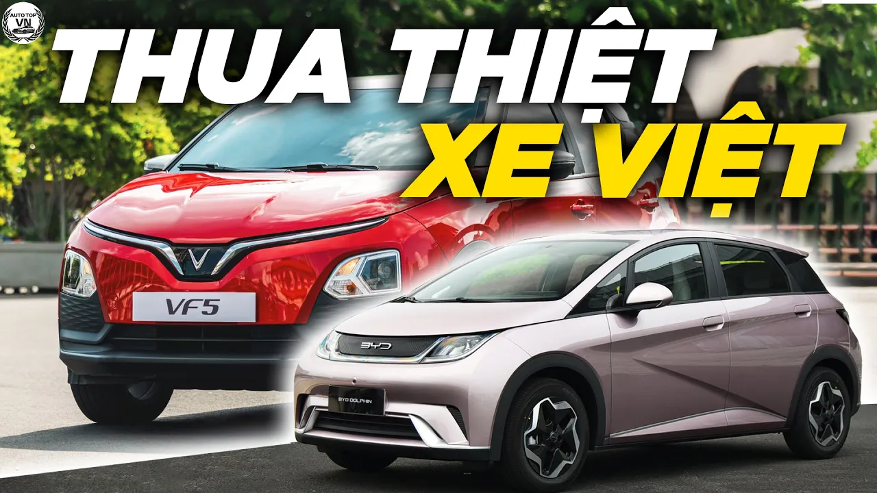 Outline Video Tham Vọng Cạnh Tranh VinFast VF6 Nhưng BYD Dolphin Đang NGÁO GIÁ Khi Thua Thiệt Cả VF5? |AutoTopVN