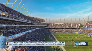 KU announces sweeping renovations to Memorial Stadium and football complex