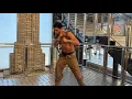 HYPED Ryan Garcia shadow boxing shirtless shows surprising speed ahead of fight night