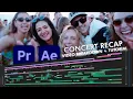 How I EDIT a CONCERT RECAP Breakdown Tutorial LIVE