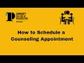How to Schedule an appointment with a Counselor