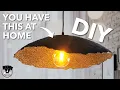 DIY PAPER MACHE LIGHT FIXTURE HEMMA IKEA HACK