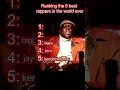 Ranking the top 5 rappers in the world#shorts #rap #best