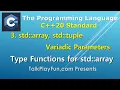 058 - std array std tuple std apply and Variadic Template Parameter Pack 3