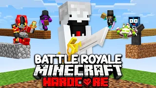 100 Players Simulate Minecraft's Deadliest One Block Tournament