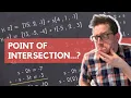 How to Find the Intersection of Lines in Three Dimensions EXAMPLE