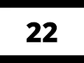 22 Second Countdown Timer White Screen With Sound Effect