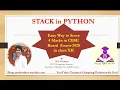 STACK in PYTHON Easy Way to Score 4 Marks in CBSE Board Exam-2020 in class XII