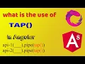 Use of Tap in Angular Example