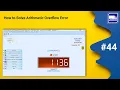 How to Solve Arithmetic Overflow Error