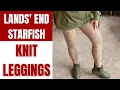 Lands End Women s Starfish Mid Rise Knit Leggings