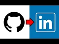 How to Add GitHub Link to LinkedIn Profile 2025