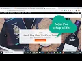 demo import process for ample blog pro