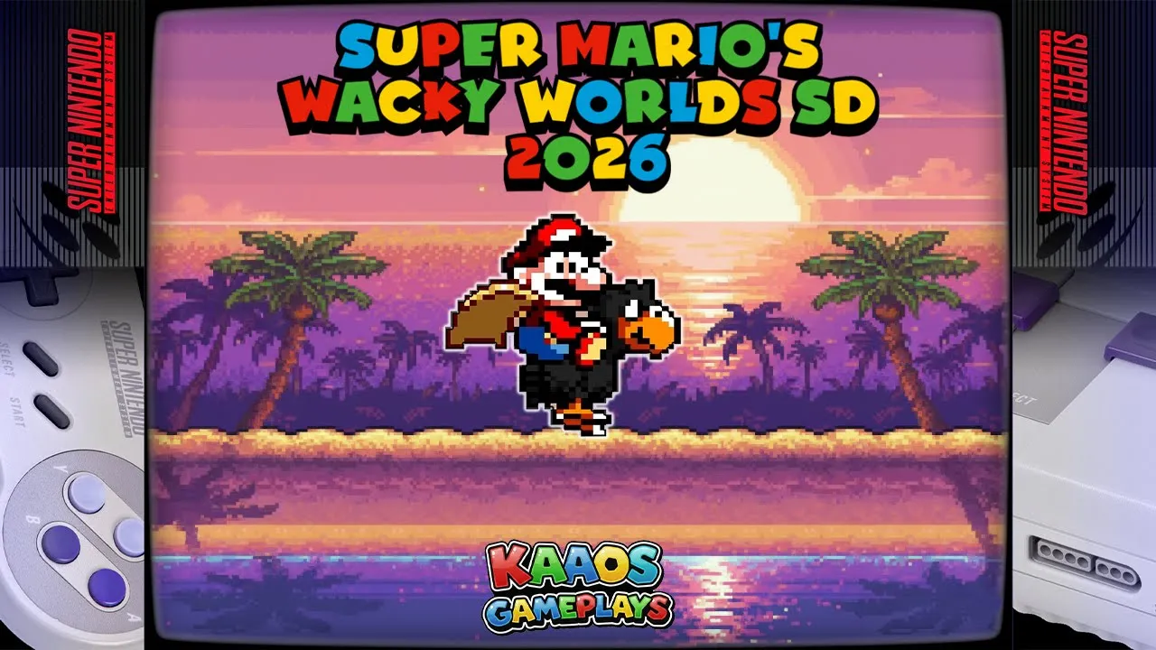 Super Mario World 2026 (Full Game) | Super Mario's Wacky Worlds SD (SMW Hack)