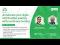 Accelerate Your Agile and DevOps Journey with Continuous Testing Webinar WalkingTree Technologies