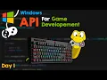 Keyboard input winMain keylogger sneak WIN API for Game Developers day 1