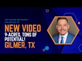 9-Acres in Gilmer TX Loads of Potential