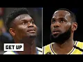 Download Reacting to Zion’s first matchup against LeBron | Get Up mp4 3gp mp3 videos - waplic