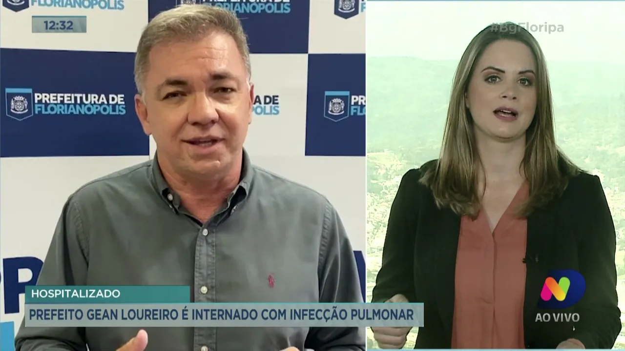 Prefeito Gean Loureiro é internado com infecção pulmonar