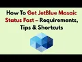 How To Get JetBlue Mosaic Status Fast - Requirements Tips Shortcuts