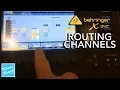 How to Route Channels Behringer X32 - Mini Tutorial