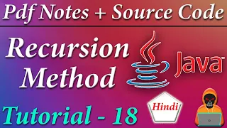 Recursion Find Factorial using Recursion in JAVA JAVA Tutorial in Hindi Death Code