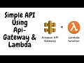 AWS API Gateway AWS Lambda AWS Cloud front