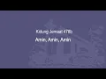 Lagu Kidung Jemaat (KJ) 478b - Amin, Amin, Amin
