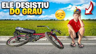 FOI HUMILHADO E DESISTIU DO GRAU DE BIKE! ☹️ *Não quer mais mandar grau