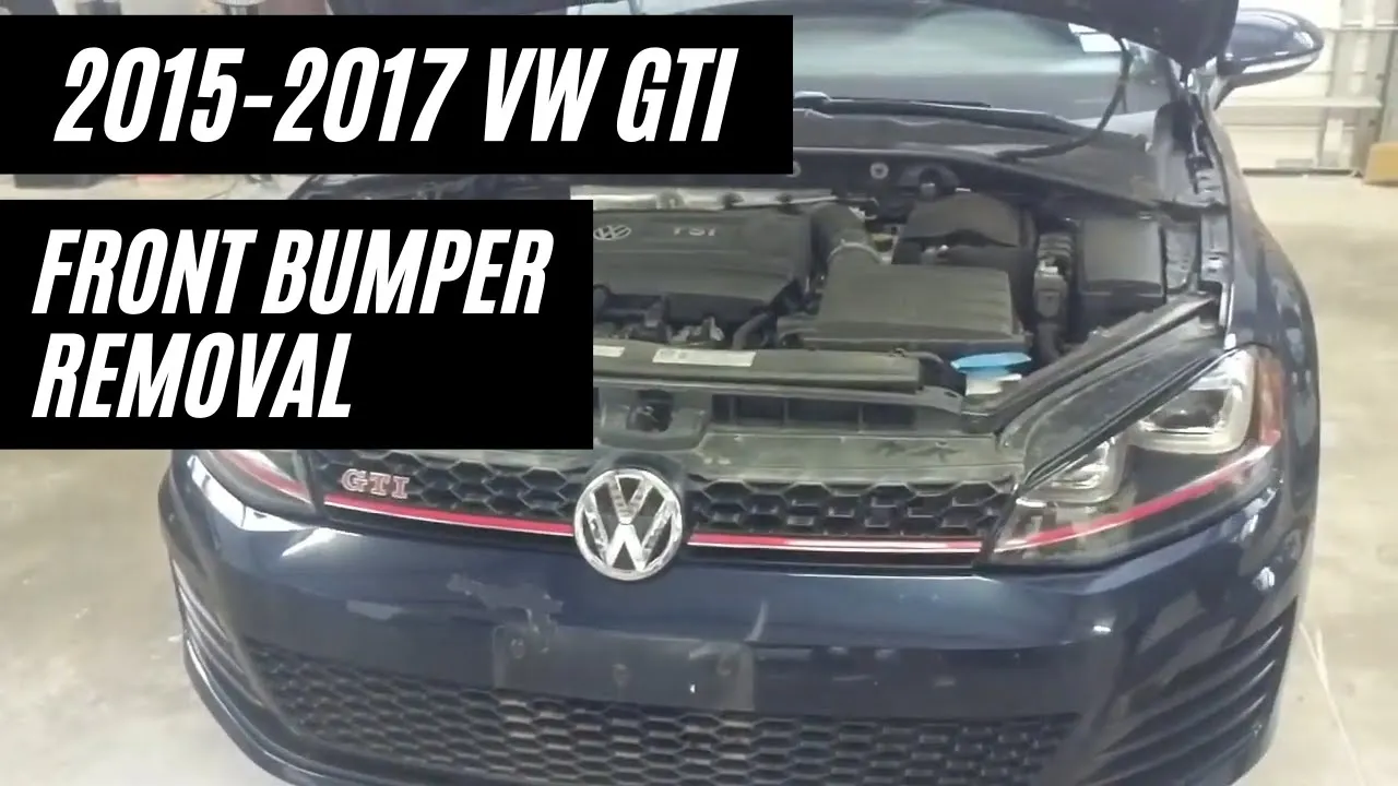 2015-2017 Volkswagen GTI : Front Bumper Painted