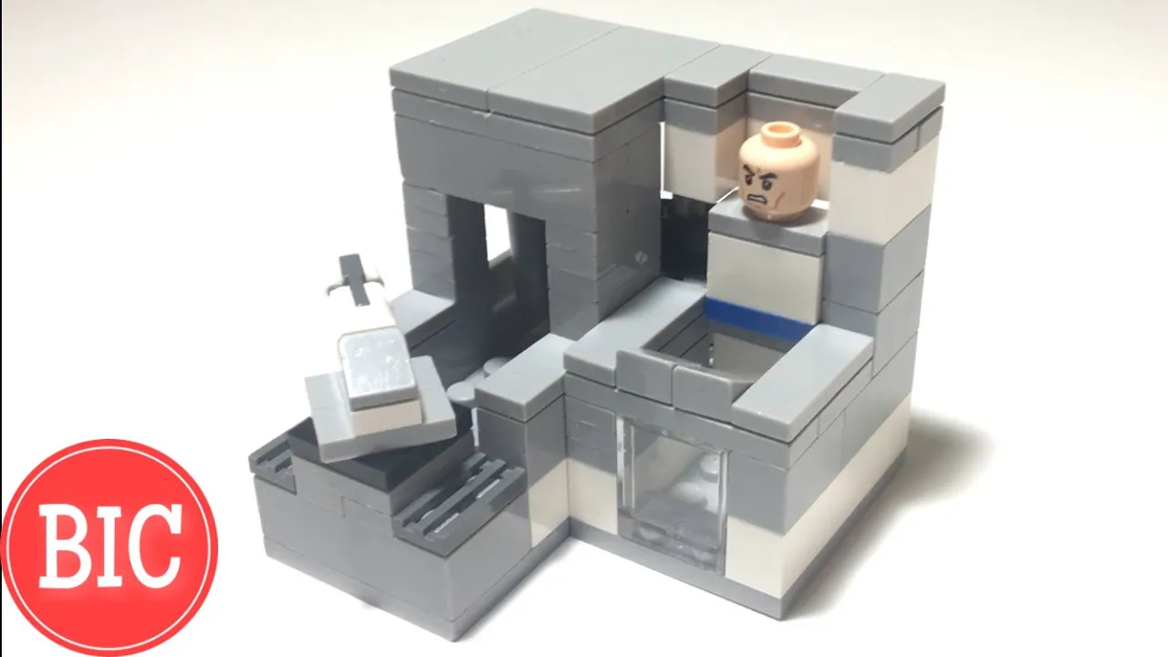 [flipped fixed] How to build mini LEGO robot jet transformer easily / Violet Martin. 