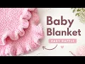 Easy Chunky Crochet Baby Blanket