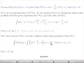 14 03 C Initial Value Problem given a Second Derivative