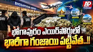 ₹4 Crore Hydroponic Cannabis Seized at Bhogapuram Airport | DRI Officers Take Action #viral