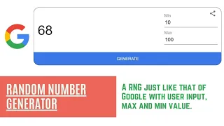Java Tutorial Generating Random Numbers within a Range min and max value output