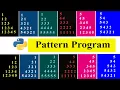 Number Pattern Part 1 Python Pattern Programs