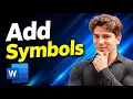 How To Add Symbols Into A Microsoft Word Document 2026 Guide