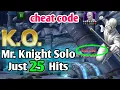 Download Lagu A cheat code for MR. Knight | Just 25 hit solo | MCOC 