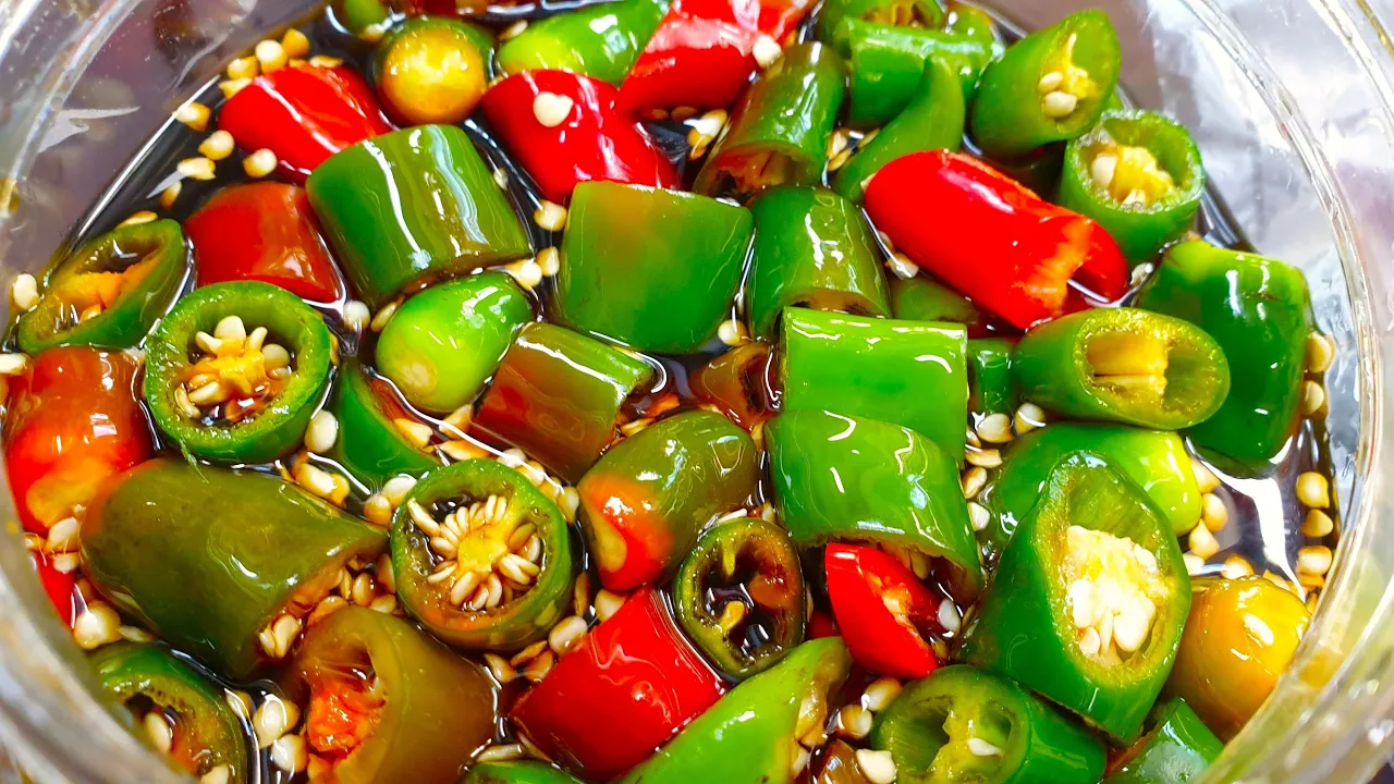 청양고추 간장장아찌