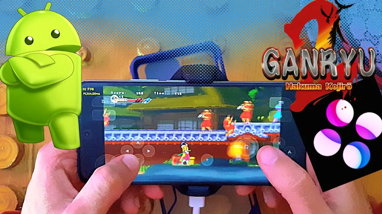 Ganryu 2 Android Gameplay - Skyline Emulator Android - Skyline Mali GPU