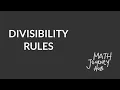 Divisibility Rules
