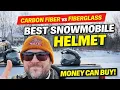 Best snowmobile helmet that doesnt fog up CKX mission Carbon fiber vs Fiberglass DOT approved