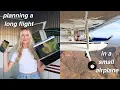 how I prepare for a long flight in a tiny airplane