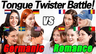 Germanic vs Romance Language Which Language Has The HARDEST Tongue Twister