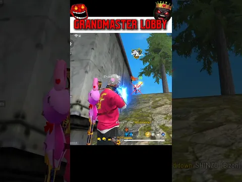 GRANDMASTER LOBBY 🤯 IMPOSSIBLE CHANCE BOOYAH 💀 TOP 1 REGION PLAYER 😱 #shorts #freefireshorts