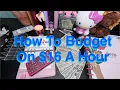 How To Budget On 16 A Hour Budget By Paycheck