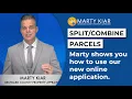 Parcels - Marty shows you how to use our new online application